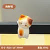 Gatinho Trazedor de Sorte Decoração de Monitor de Computador Mini Gato Mesa de Escritório Ornamento Curativo