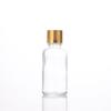 Frasco Transparente Fosco para Óleo Essencial Espessado 50ml Essência Cosmética Líquido Frasco de Vidro Transparente Conta-Gotas Frasco Vazio Transfronteiriço