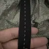 Ku Luo Jin zapatillas de baloncesto color de moda patrón de flecha patrón ondulado cordones planos de 1,5 cm de ancho