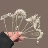 Horquilla China en Forma de U Súper de Hada, Nueva Horquilla Doble de Perlas en Forma de U Estilo Chino, Accesorio para el Cabello Hanfu Estilo Antiguo, Horquilla Simple y de Alta Gama para Mujeres