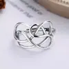 Anillo de Línea Estilo Celebridad de Internet Anillo Abierto Retro Trendy Dongdaemun Coreano