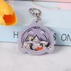 Llavero acrílico con música rockera para fans del anime, bonito colgante de dibujos animados, mochila escolar para estudiantes, pequeño regalo personalizado.