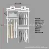 Armario metálico modular 1.1-2.5 m de ancho perchero abierto apartamento pequeño perchas dormitorio columna AA almacenamiento