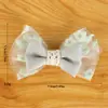 Organza Floral Laço Duplo Feito à Mão DIY Acessórios para Cabeça de Criança Chapéu Sapatos Acessórios para Roupas Atacado