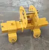 Accesorios para cesta de grúa pasador de seguridad eje del cilindro rodamiento del eje del cilindro conjunto giratorio pasador soporte no extraíble conector del bastidor orejeta de suspensión