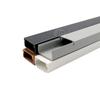 Canaleta de Cableado para Pared Cuadrada Ignífuga PVC30 * 15 con Adhesivo Canaleta de Cableado Blanco Funda Protectora para Cables