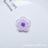 Flor de cristal flor de cinco pétalos accesorios de resina DIY funda para teléfono móvil pasador para el pelo accesorios para el cabello pendientes caja de almacenamiento materiales hechos a mano