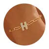2024 Nuevo Diseño Transfronterizo de Amazon Pulsera de Clip para Papel Burbuja con 26 Letras Incrustadas de Circonita Regalo de Moda