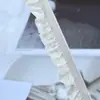 Tecido Colorido com Ruffle Elástico Unidirecional de 1,5cm Renda Elástica para DIY de Roupa Íntima, Meias e Acessórios