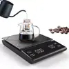 Balança Digital para Café Preparado à Mão, Balança Especial para Pesagem de Grãos de Café com Temporizador, Balança de Cozinha para Panificação Italiana, Balança Pequena para Alimentos
