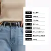 Cinturón de Piel Genuina Estilo Nuevo 2026 para Mujer, Versátil Cinturón de Traje Versión Coreana, Cinturón Decorativo Estilo Ins para Jeans, en Stock