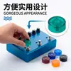 Pedal de Efeito com Tampas Coloridas para Guitarra, Pedal de Efeito de Guitarra de Bloco Único com Tampas Coloridas