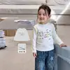 Ropa para niños Suzhili, sudadera con capucha de otoño para niñas, cárdigan casual con estampado de dibujos animados para niños, ropa de bebé grado A