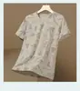 Camiseta Versátil de Verano para Hombre, Transpirable, Elástica, de Hielo Fresco, Seda de Hielo, Manga Corta, Casual Diario, para Sudeste Asiático