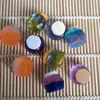 Botella de Vidrio con Gradiente de Colores de Dibujos Animados Pegamento de Crema para Manualidades Decoración de Funda de Teléfono Móvil Colgante de Llavero Decoración de Escena