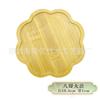 Bambú Flor Carnosa Maceta Charola Posavasos Esmalte Cloisonné Fondo Embrión DIY Hecho a Mano Redonda Cuadrada Charola de Té Material en Blanco