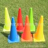 Cones Marcadores 38cm Marcadores de Bloqueio de Estrada Obstáculos de Basquete 15 polegadas Cones de Sorvete Equipamento de Treinamento de Futebol Infantil Cones Marcadores