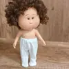 Solo AccesoriosMuñeca Española de Papa Mia de 24 CM con Pantalones Cortos con Adorno de EncajeBody Anti-Manchas Muñeca MIA