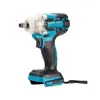 Chave de Impacto Sem Escovas 1/2 polegada 45N m Chave Elétrica Furadeira Compatível com Bateria de Lítio Makita 18V