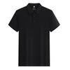 Roupas de trabalho logotipo impresso7A antibacteriano sem costura lapela camisa polo personalizada publicidade corporativa camisa cultural personalizada