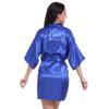 Amazon Vestido de Noche de Color Sólido para Mujer Sexy con Pedrería Bata de Dama de Honor Principal Bata de Baño Corta