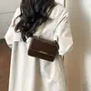 Bolso de Hombro Retro Texturizado de Alta Gama para Mujer, Nuevo Bolso de Axila de Nicho Estilo Francés, Bolso Pequeño Cuadrado con Cadena, Bolso Cruzado