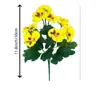 Flores Artificiales Hechas en Fábrica: Pensamientos, Flores Silvestres Pequeñas, Margaritas, Flores Artificiales de Plástico con 5 Ramas y 10 Cabezas, Productos Populares Transfronterizos, Grandes Cantidades en Stock
