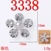 Nuevos Accesorios de Copo de Nieve de Seis Puntas Estilo Chino para Pendientes, Collares, Pulseras, Pasadores, Decoración de Ropa DIY