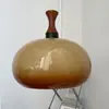 Lámpara Colgante Bauhaus Vintage para Dormitorio, Estilo Japonés Wabi-Sabi, Estudio, Comedor Estilo Retro Ins, Lámpara de Vidrio para Barra de Bar