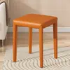 Silla de comedor de cuero de silla de montar, silla minimalista italiana para el hogar con respaldo, silla moderna simple estilo nórdico para hotel, de lujo ligero, de alta gama