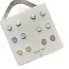 Pendientes de Cubo Pequeño Cielo Estrellado Coloridos Dopamina 2026 Nuevos Pendientes de Diseño Simple Dulces Accesorios para Orejas Amigables con la Piel