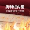 Sudadera de terciopelo austriaco grueso de 420 g con cuello redondo y forro polar para hombre, otoño e invierno, básica, cálida, informal, de color sólido, de manga larga para mujer