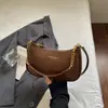 Bolsa feminina de nicho muito estilosa 2026 nova moda bolsa de ombro única, de axila, transversal para mulheres, bolsa quadrada pequena com corrente para o dia a dia