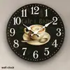 Reloj de Pared de Troncos de Madera Transfronterizo Simple Nórdico Silencioso para Sala de Estar Reloj Decorativo para el Hogar de Moda Venta al por Mayor