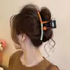 Nuevo estilo primavera y verano pinza de tiburón grande para mujer con un toque de alta gama, no daña el cabello, pinza de pelo para la nuca, accesorio para el cabello