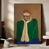 Pintura Colgante de Piso para Sala de Estar Abstracta Americana Pintura de Color Arte de Nicho Pintura Decorativa para Pared de Fondo de Sofá Mural con Sentido de Alta Gama