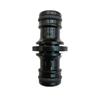 Conector de Niple de Passagem Dupla Plástico Niple Duplo Conector de Reparo Bidirecional Conector de Extensão conector de conexão rápida conector de tubo