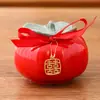 [Caqui Ruyi] Caja de dulces para bodas, caja de dulces, caja de regalo, caja creativa para compromiso, latas de caqui de cerámica, productos terminados