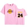 KE Camiseta Conmemorativa para Fans del Baloncesto para Hombre Negra Igual Suelta de Manga Corta Algodón Puro Exportación Transfronteriza a Europa y América