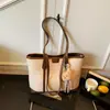 Bolsa Tote de Gran Capacidad para Mujer 2025 Nuevo Verano Versátil Casual Bolso de Hombro para Estudiantes Universitarios Viajes Cotidianos Bolsa Tote