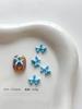 Ornamentos de unhas de liga de cachorro bola tridimensional transfronteiriços, explosões de celebridade da internet, desenhos animados, cor, gota de óleo, ornamentos de unhas por atacado