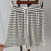 Shorts Modeladores Frescos e de Cintura Alta, Calças de Perna Larga, Calças Esportivas Casuais Listradas Contrastantes para Mulheres, Novo Estilo Doce e Apimentado