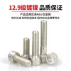 Tornillos Cilíndricos de Acero Aleado de Alta Resistencia Grado 12.9 Pengchi Chapados en Níquel con Cabeza Hexagonal y Tornillos de Cabeza Cilíndrica M2-M10