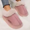 Botas de neve, dropshipping transfronteiriço, sapatos de algodão para outono e inverno, unissex, chinelos internos com sola grossa de EVA e forro de pelúcia