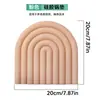 Venta caliente transfronteriza de tapete de silicona para ollas, almohadilla aislante térmica, tapete para cuencos, mantel individual, tapete de silicona, tapete arcoíris para mesa de comedor de Amazon para el hogar