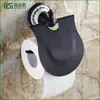 FLG Rana Cobre Completo Estilo Europeo Juego de Colgantes para Baño Bronce Negro Porcelana Azul y Blanca Toallero de Baño Barra para Toallas Portarrollos de Papel Higiénico