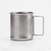 Camping Vaso de Agua Portátil Picnic Acero Inoxidable Vaso Antiguo Vintage Vaso Plegable para Café Vaso para Exterior Suministros para Camping