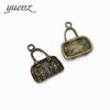 YuenZ accesorios de joyería de aleación colgante de bolsa de metal material de joyería diy 27 * 21 mm J402