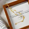 Design Banhado a Ouro Dupla Camada Céu Estrelado Ouro Nicho Pulseira Moda Versátil Estrela Olho de Gato Pulseira Atacado