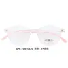 Gafas de montura redonda TR90 ultraligeras y cómodas, monturas pequeñas adecuadas para la miopía, nuevos estilos para adolescentes y niños, disponibles para venta al por mayor mixta